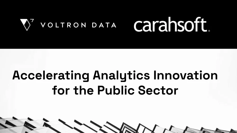 Accelerating Analytics Innovation for the Public Sector