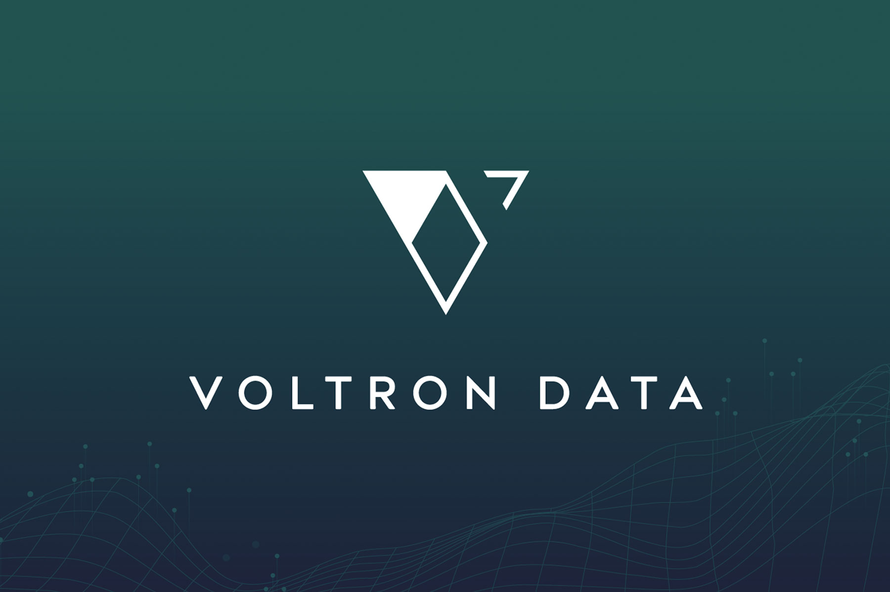 Voltron Data Logo Green Vertical