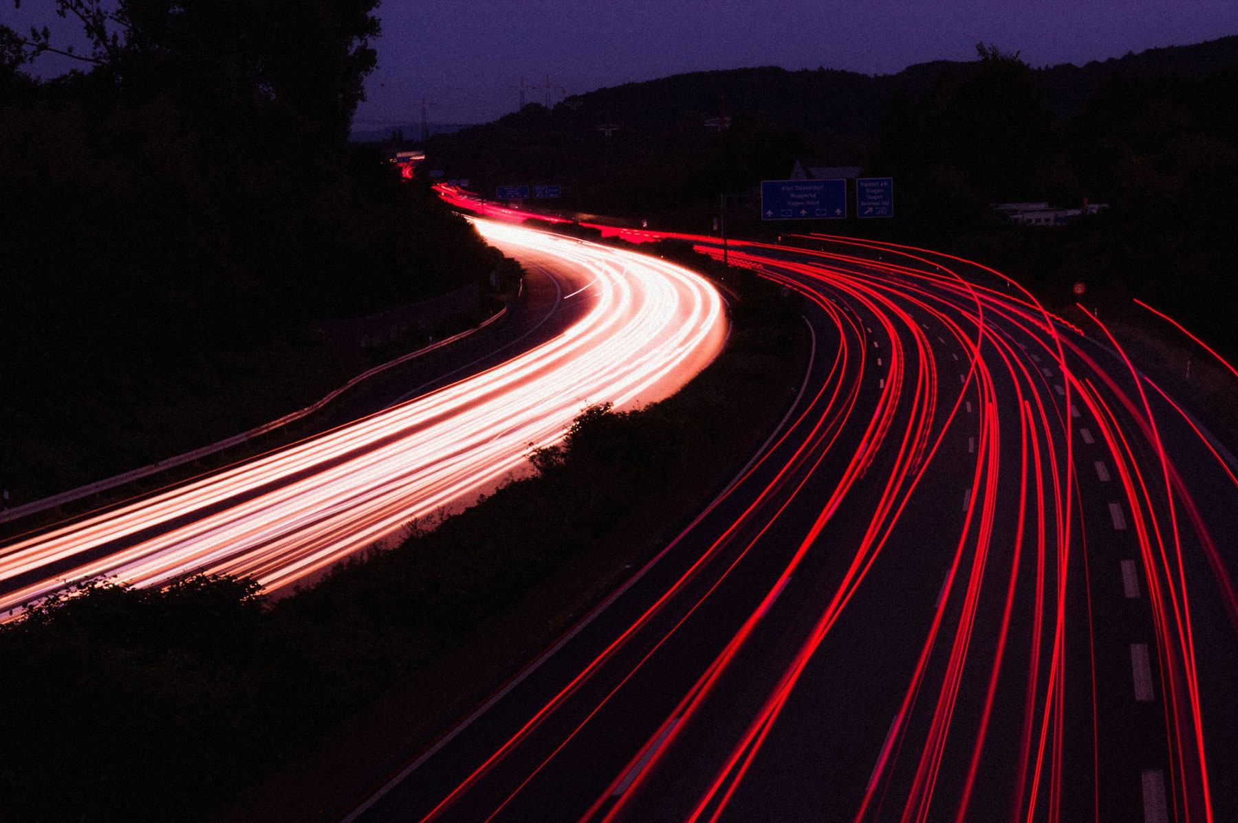 Highway time-lapse